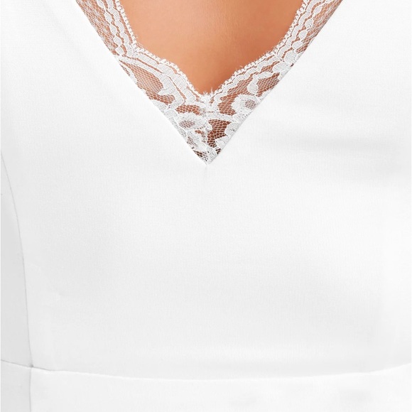 NWT Ivory Lace Skater Dress Size S - Picture 7 of 8